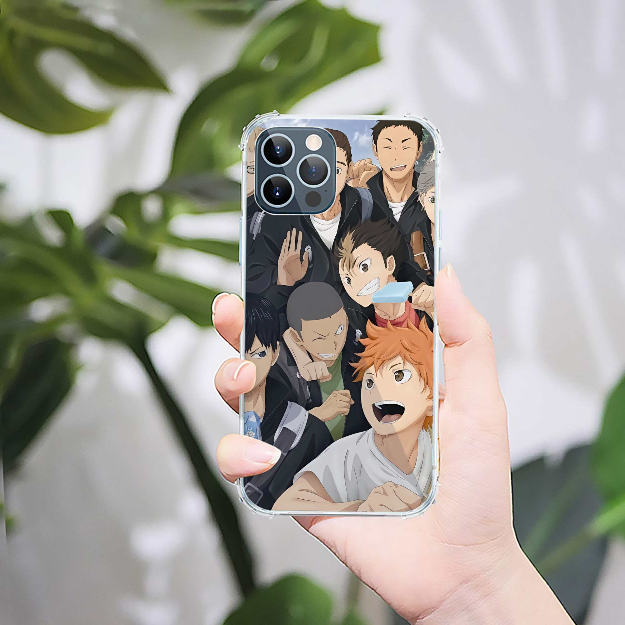 （画像用） ハイキュー!! Haikyu!! 【iPhone 12シリーズ対応】透明スマホケース（クリアソフトケース）